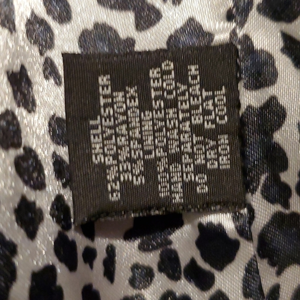 LAPIS Black Gray Leopard Print Lined Blazer - Picture 8 of 9